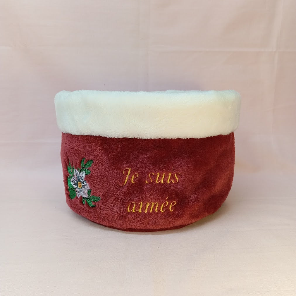 Pochon rond - “Je suis aimée"