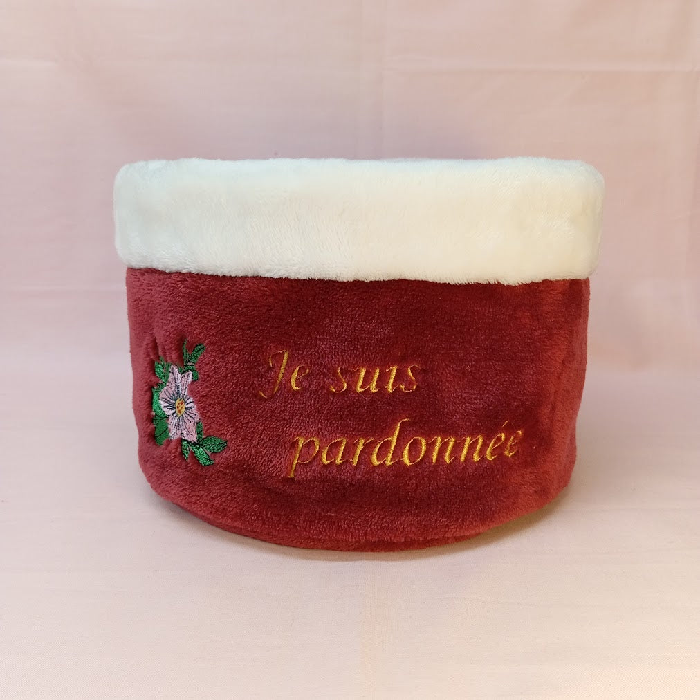 Pochon rond - “Je suis pardonnée"