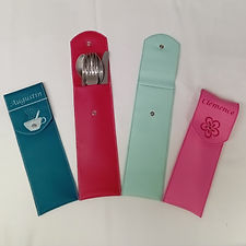 Sacs à Couverts Personnalisables en Simili Cuir