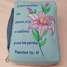Sacoche Bible en Jeans - Personnalisable
