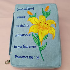 Sacoche Bible en Jeans - Personnalisable
