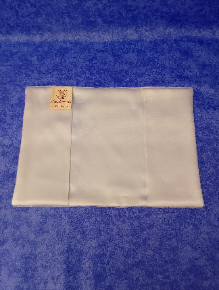 Couvre carnet de santé blanc – Je prendrai toujours soin de toi