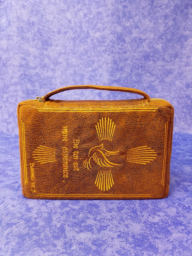Sacoche Bible Personnalisable en Simili Cuir
