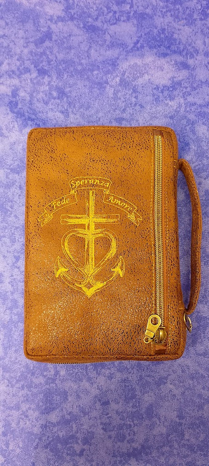 Sacoche Bible Personnalisable en Simili Cuir