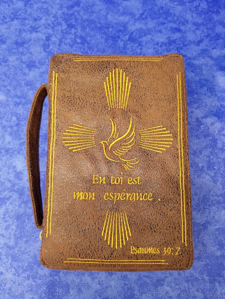 Sacoche Bible Personnalisable en Simili Cuir