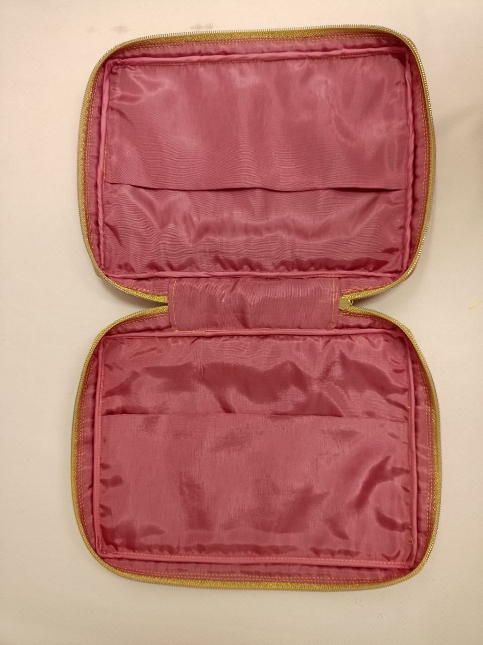 Sacoche Bible Velours Brodé - "La Couronne de Gloire" (2 Timothée 4:8)