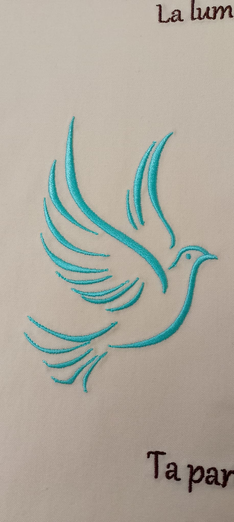 Tableau tenture - Jésus, la lumière du monde.