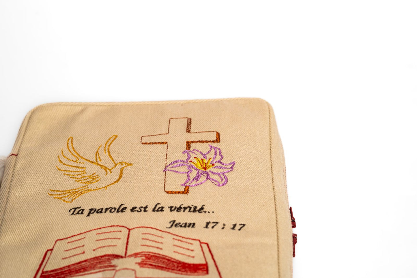 Sacoche Bible en Jeans - "Ta Parole est la Vérité" (Jean 17:17)