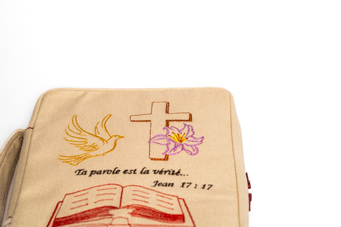 Sacoche Bible en Jeans - "Ta Parole est la Vérité" (Jean 17:17)