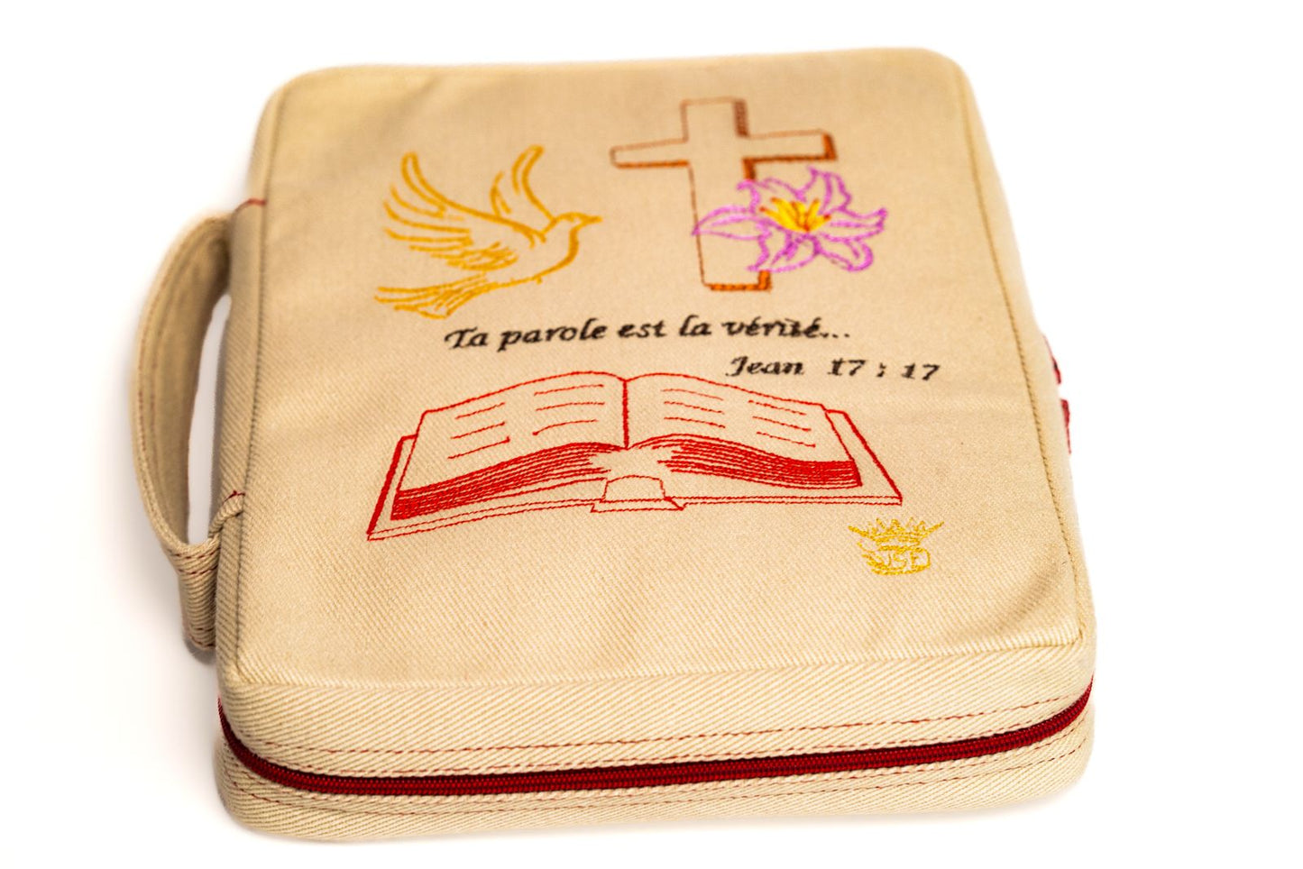 Sacoche Bible en Jeans - "Ta Parole est la Vérité" (Jean 17:17)