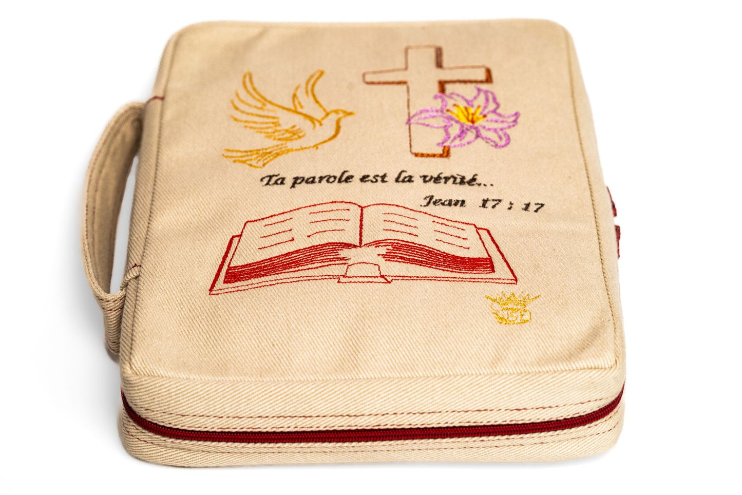 Sacoche Bible en Jeans - "Ta Parole est la Vérité" (Jean 17:17)