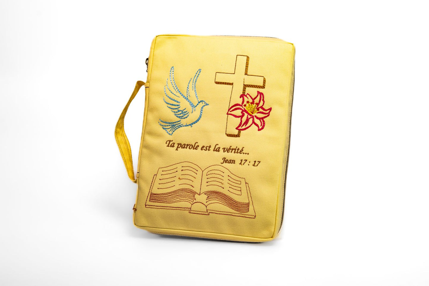 Sacoche Bible en Jeans - "Ta Parole est la Vérité" (Jean 17:17)