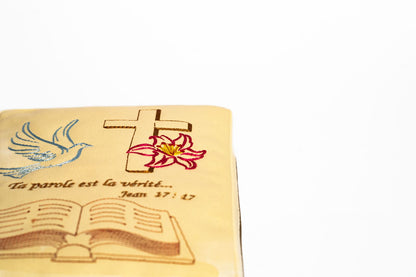 Sacoche Bible en Jeans - "Ta Parole est la Vérité" (Jean 17:17)