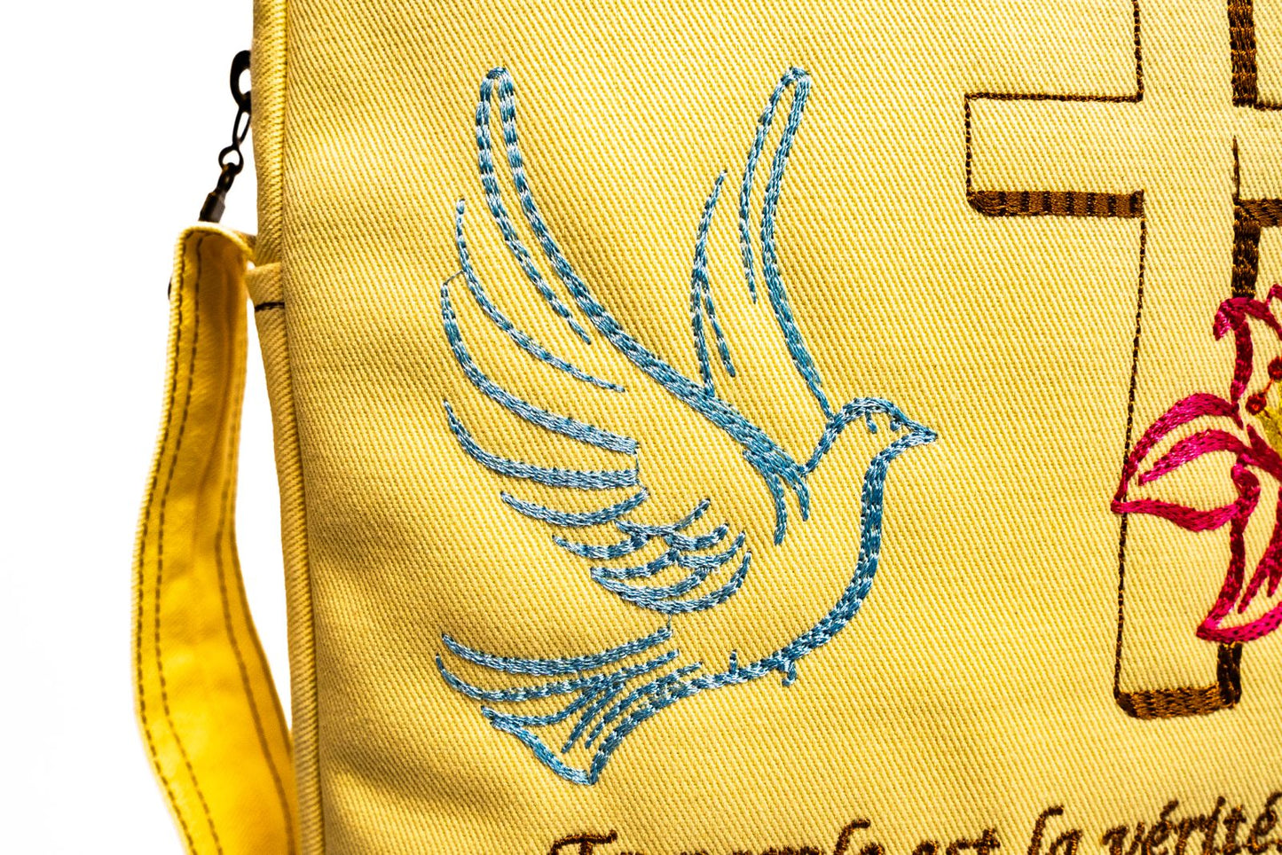 Sacoche Bible en Jeans - "Ta Parole est la Vérité" (Jean 17:17)