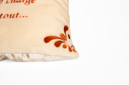 Coussin – Repose-toi sur moi, je me charge de tout