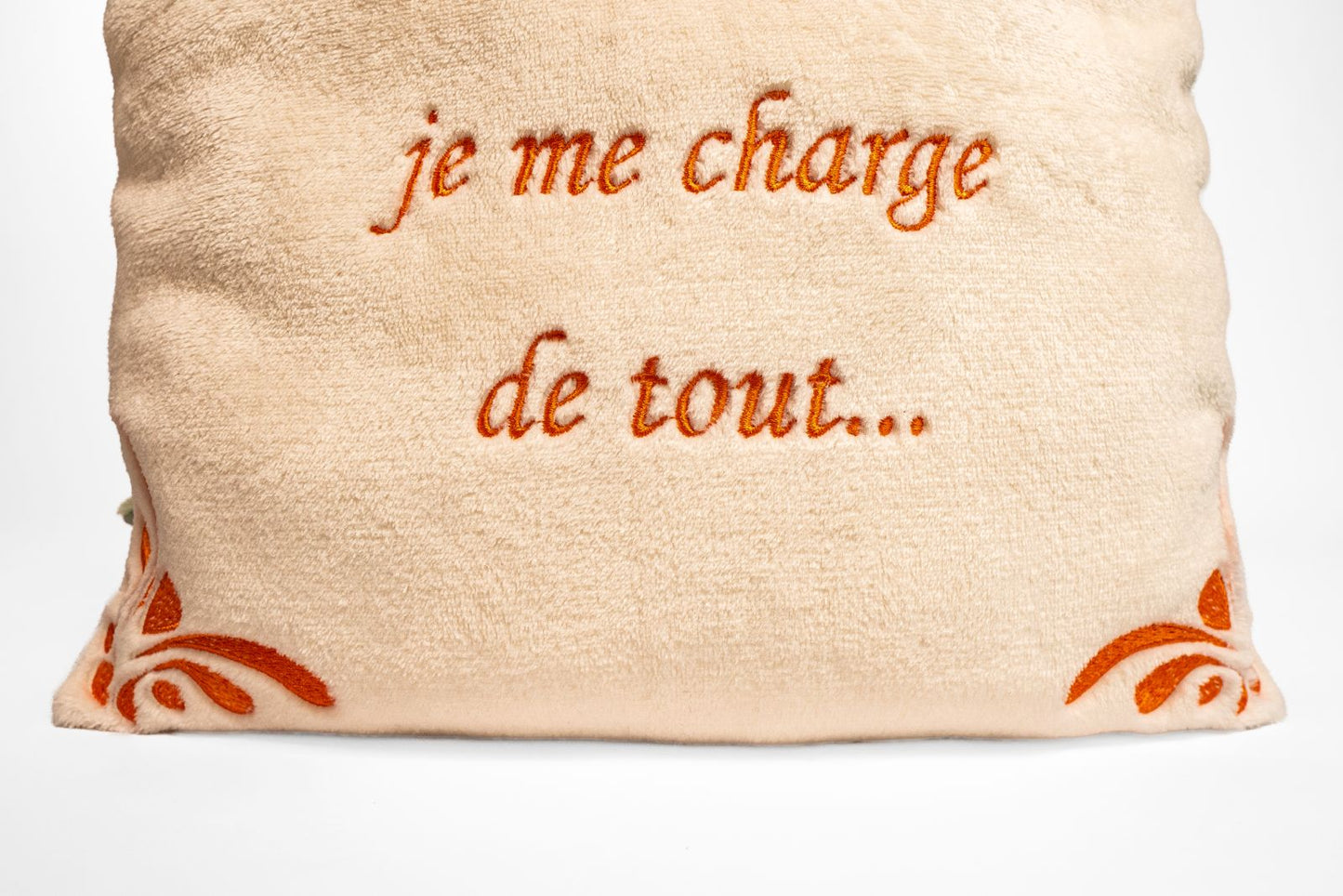 Coussin – Repose-toi sur moi, je me charge de tout