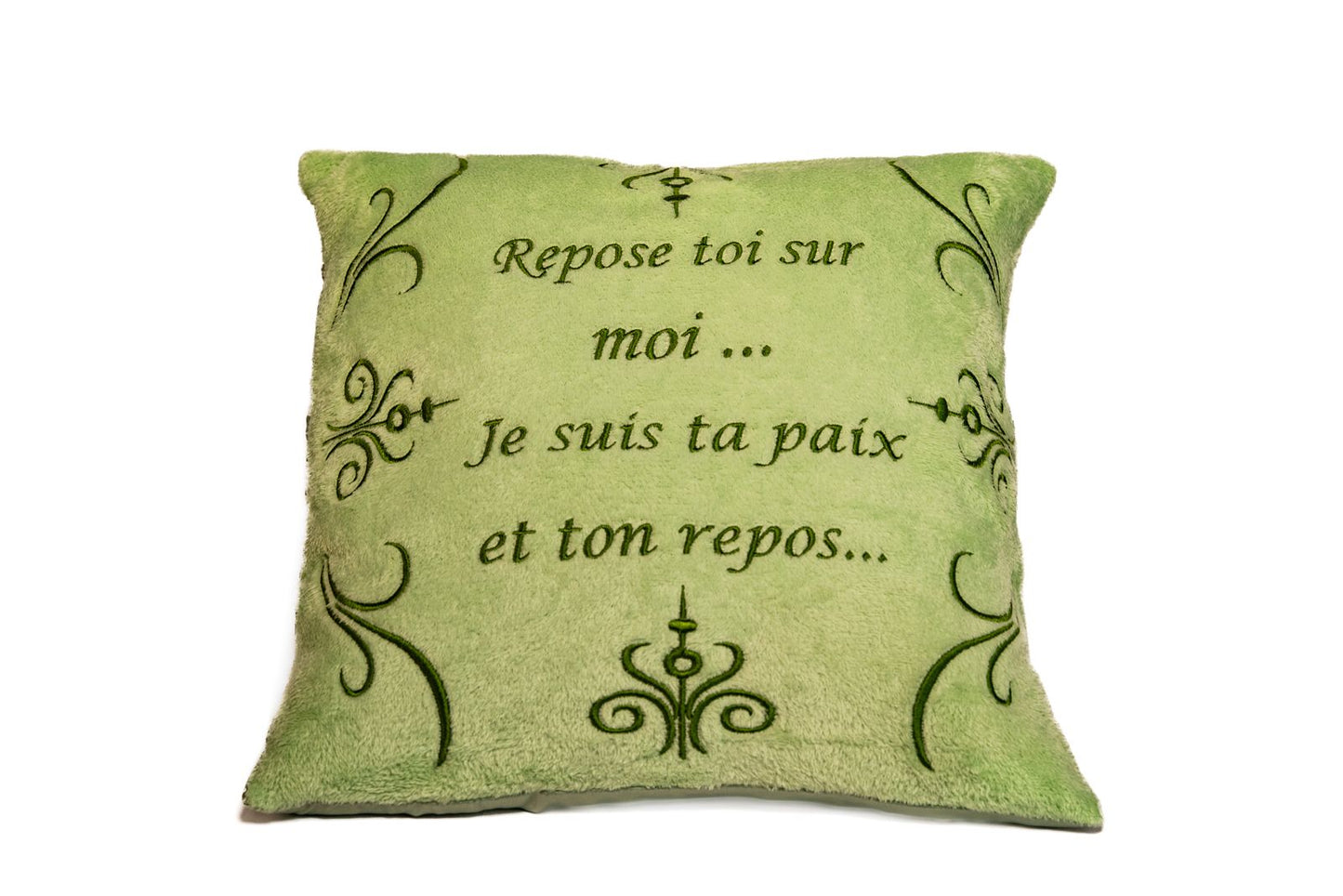 Coussin – Repose-toi sur moi, je suis ta paix