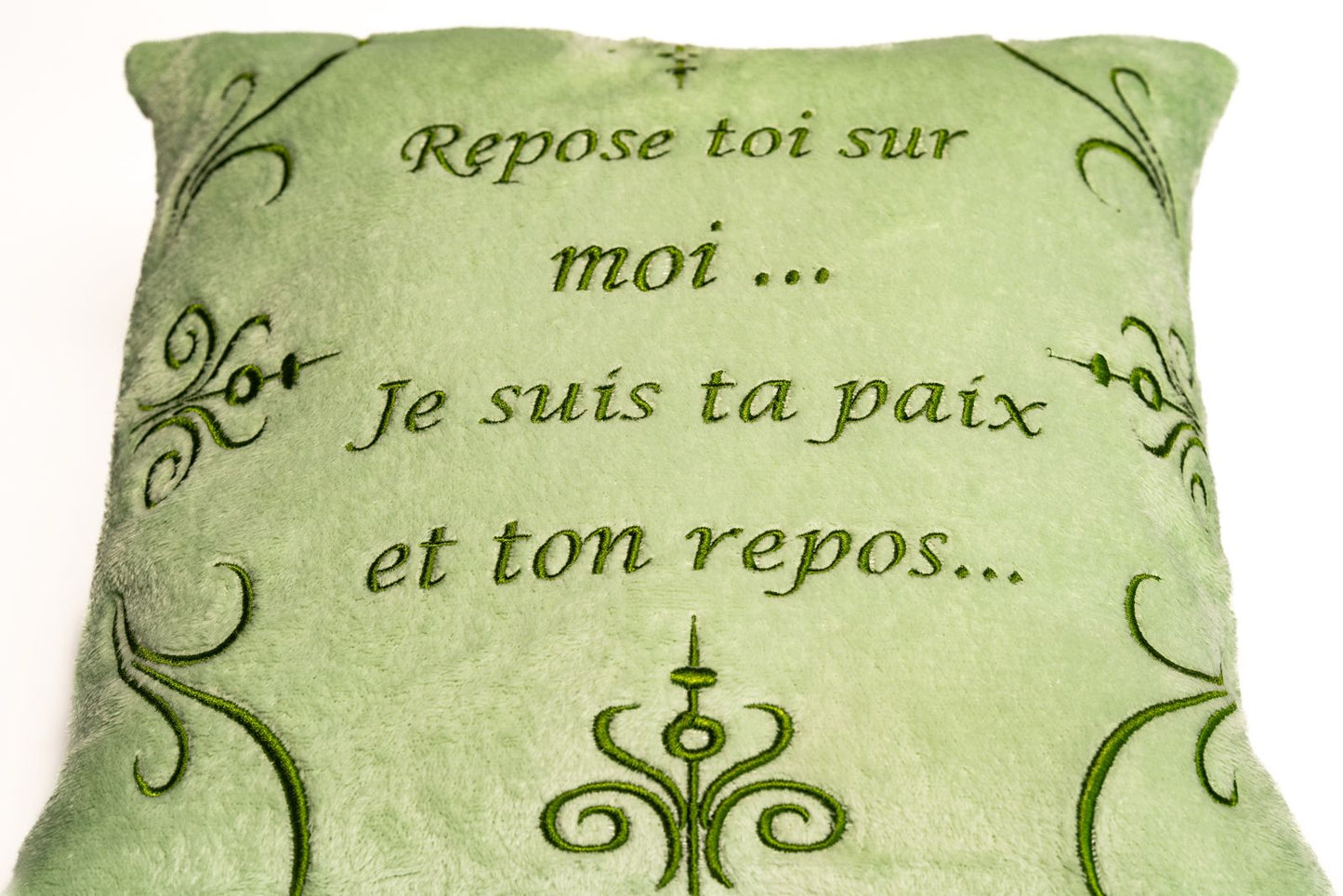 Coussin – Repose-toi sur moi, je suis ta paix