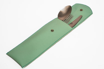 Sacs à Couverts Personnalisables en Simili Cuir