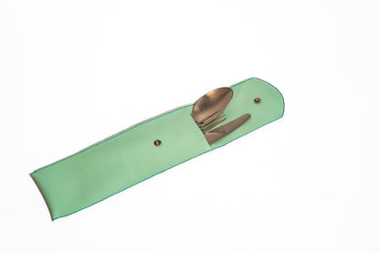 Sacs à Couverts Personnalisables en Simili Cuir