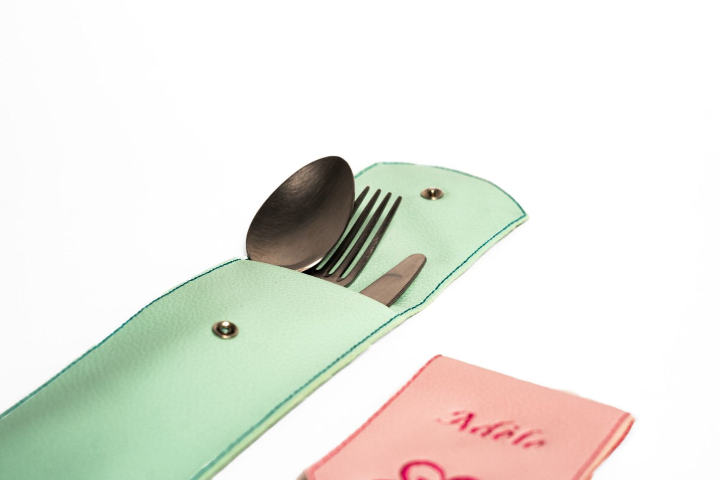 Sacs à Couverts Personnalisables en Simili Cuir