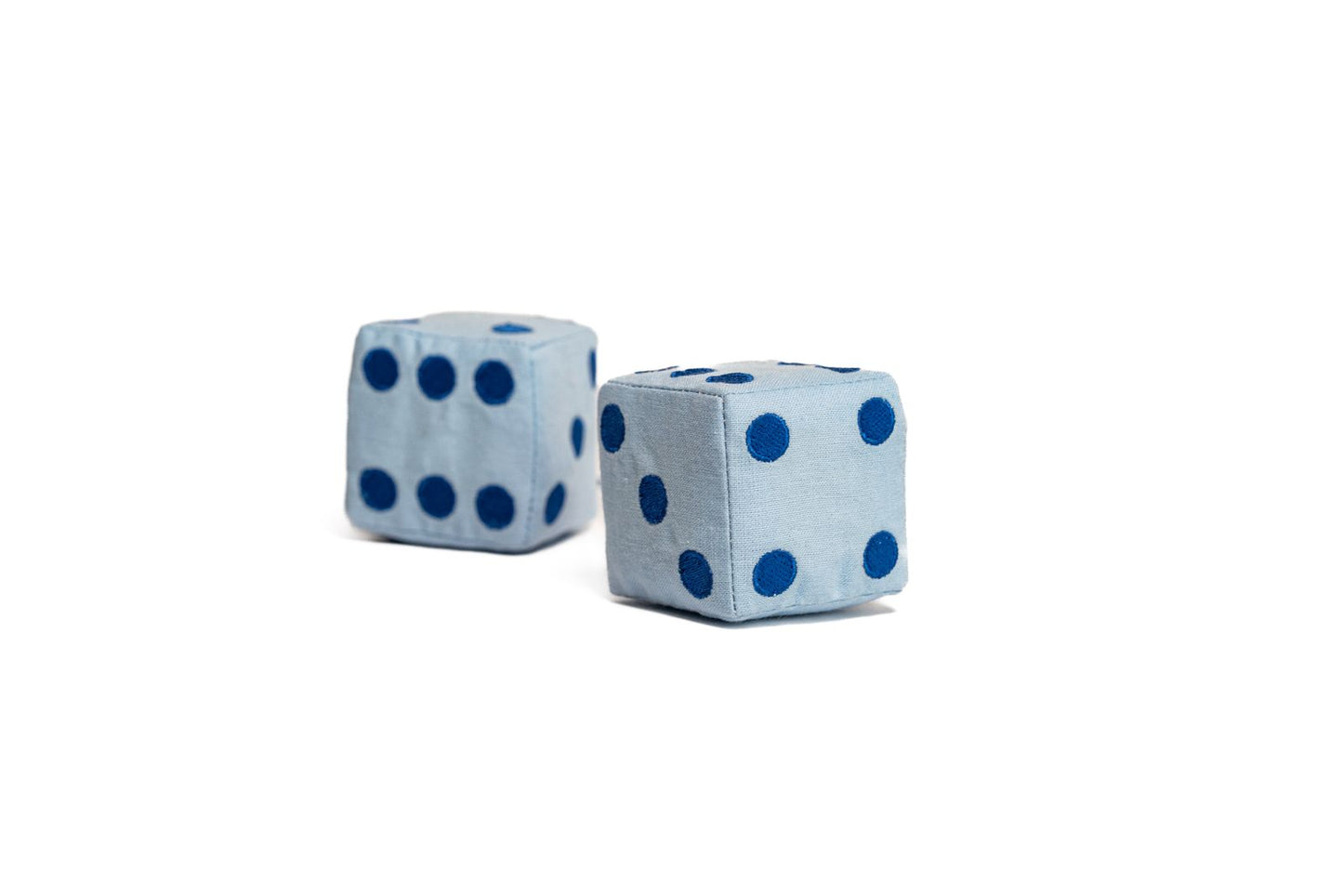 Petits dés décoratifs bleus