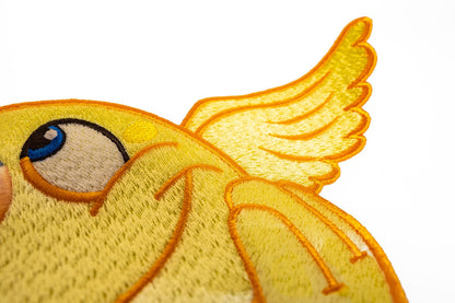 Écusson Smiley – “Quand je pense à Jésus” (N°1)