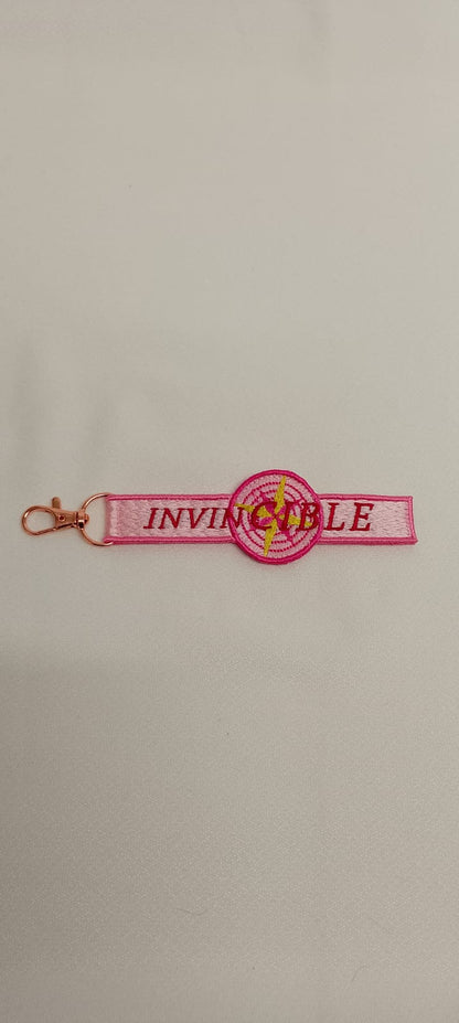 Porte-Clé Brodé - "Invincible"