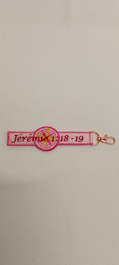 Porte-Clé Brodé - "Invincible"