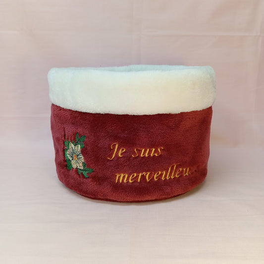 Pochon rond - “Je suis merveilleuse"