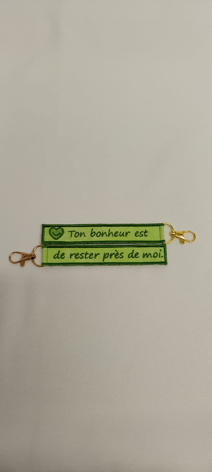 Porte-Clé Brodé qui parle