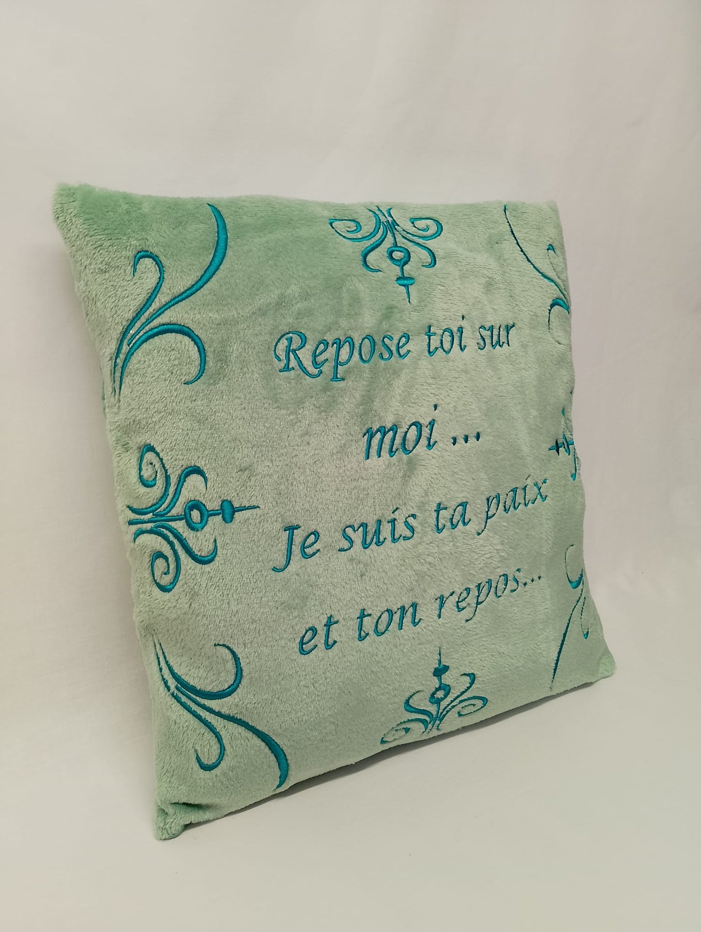 Coussin – Repose-toi sur moi, je suis ta paix