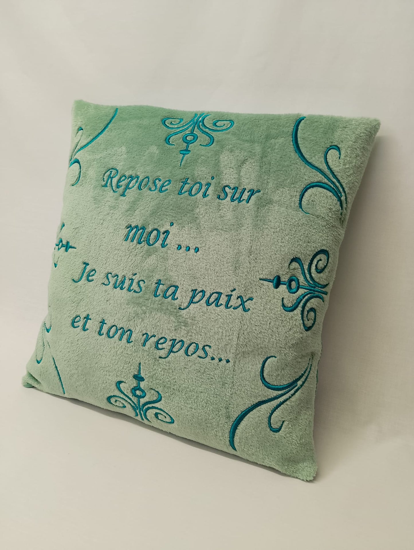 Coussin – Repose-toi sur moi, je suis ta paix