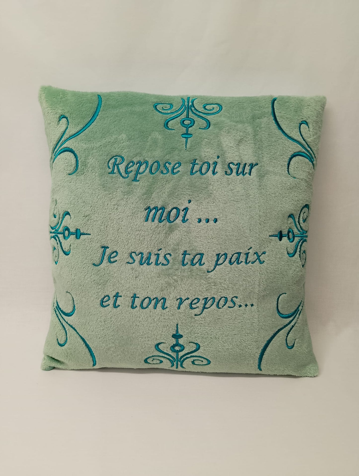 Coussin – Repose-toi sur moi, je suis ta paix