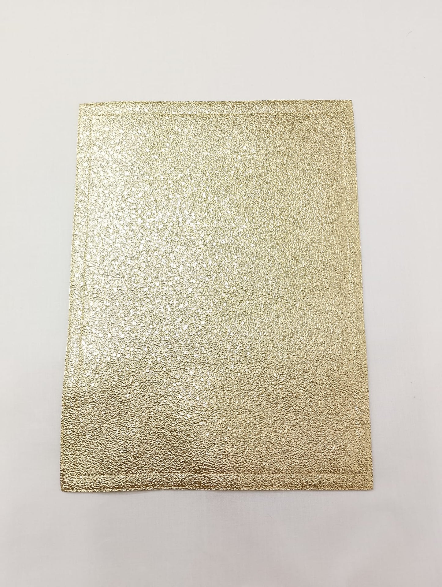 Faire-Part Brodé Personnalisé : Mariage & Noces d'Or (Satin et Dorures)