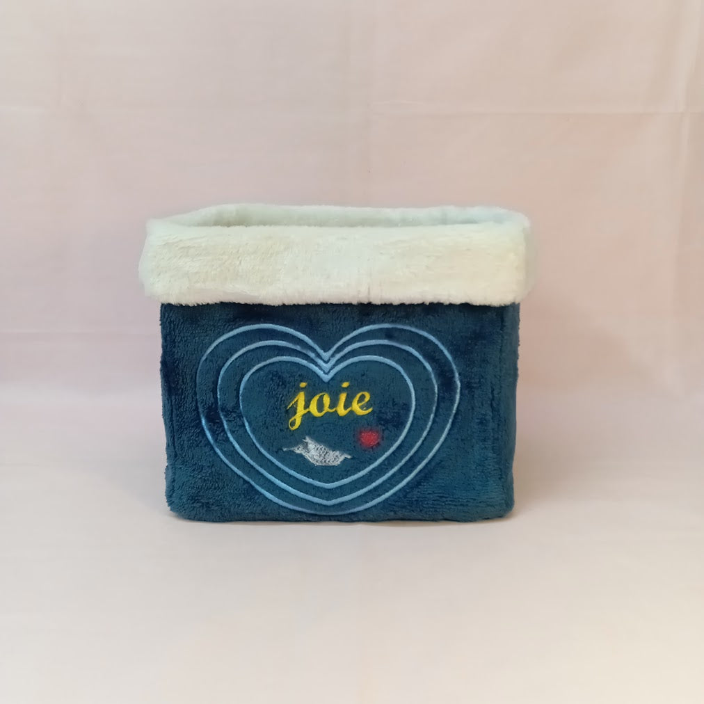 Pochon carré Amour, Paix et Joie